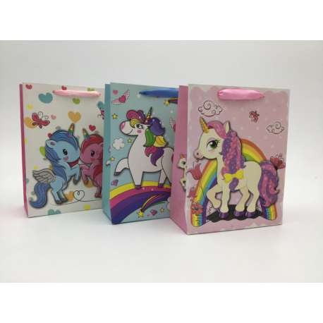 Bolsa 19*23*8 Unicornios